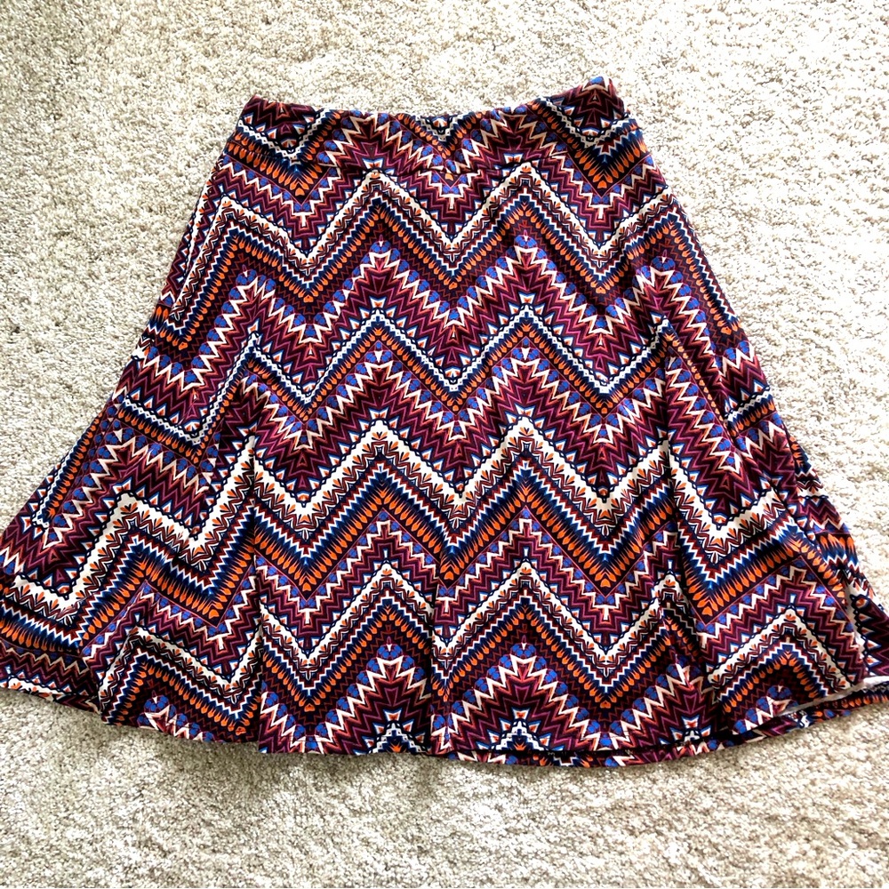 Renee C. Stitch Fix Size Small Zig Zag Skirt